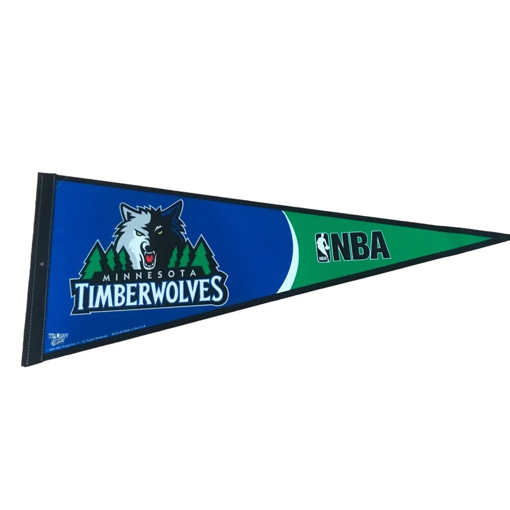 Minnesota Timberwolves Pennant NBA WinCraft 2009 Basketball Made in USA
